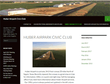 Tablet Screenshot of huberairpark.com